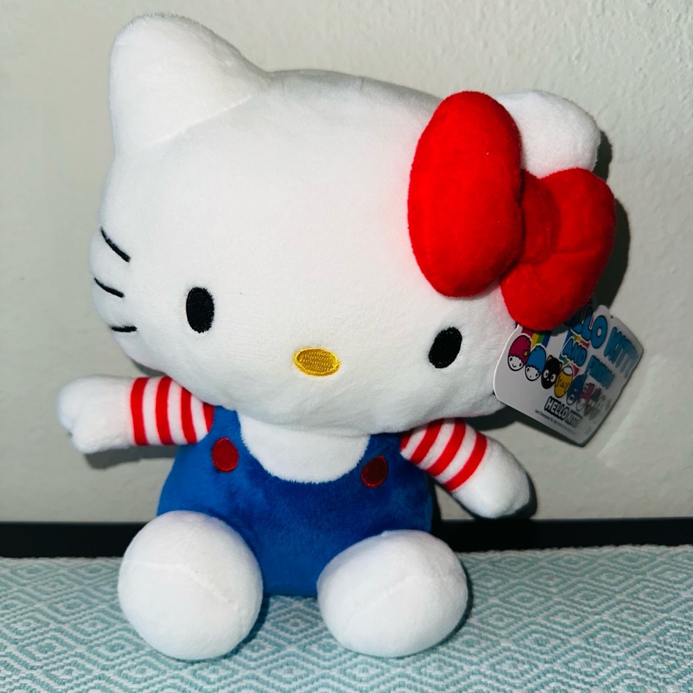 Sanrio Hello Kitty Blue pants & bow tie NWT